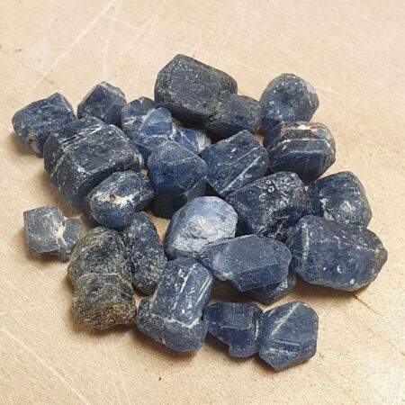 65 Carats of Uncut Rough Sapphires