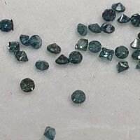 Quarter Carat of Blue Diamond Gemstones - 2