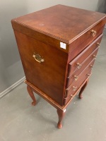 Timber Collectors Cabinet on Legs - Top Drawers Section Lifts Off - 3