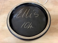 Large Mid Century Ellis Pottery Glazed Ashtray 104 - 2