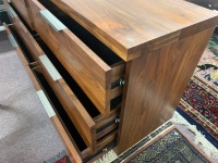 Contemporary Teak Six Drawer Sideboard - 3