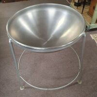 Huge Aluminium Ice Bucket / Punch Bowl on Stand - 2