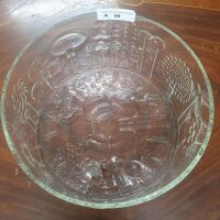 Large Mid Century Finnish Glass Bowl by Oiva Toikka for Arabia + 4 Smaller Matching Bowls - 3