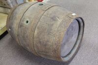 Antique Original Tooheys Ltd Large Timber Barrel with Original Tooheys Sydney Brass Tap Holder