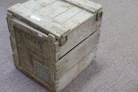 Antique Queensland Egg Board Timber Box with Hinged Lid - 3