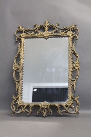 Decorative Moulded Gold Frame Mirror