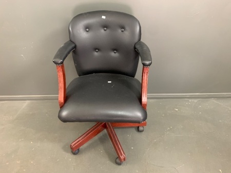 Contemporary Capatains Style Office Chair