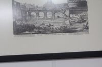 Large Framed Italian Lithograph - 2