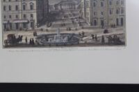 Large Framed Hand Coloured Italian Lithograph - 2