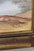 2 Signed and Gilt Framed Small Oil Paintings - 2