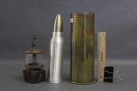 Asstd Lot inc. Brass Shell Case,&nbsp; Flow Indicator & Faux Shell Lighter