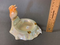 Vintage Wembley Eare Kookaburra Lustre Ashtray - 2