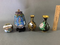 4 Pieces of Cloisonne Wear