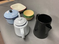 Asstd Lot of Kitchen Enamel - 2