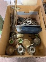 Large Asstd Lot of Cutlery, Brass & Copper Items etc