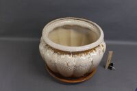 Large Caroma Pot and Saucer - 2