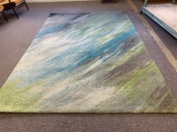 Machine Woven Rug in Green Tones - 2000mm x 2900mm