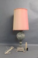 Vintage Brass Lamp with Shade