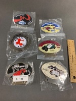 6 RACQ Motorfest Annual Enamelled Car Badges