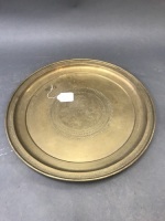 XL Chinese Brass Table Top Tray C1930