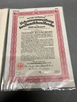 2 Old German Bond Cerificates - 2