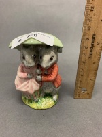 Beswick Beatrix Potter Figurine Goody and Timmy Tiptoes c1986