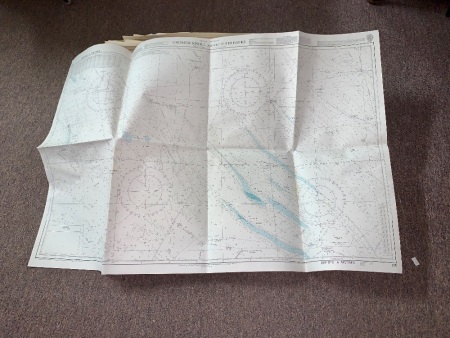 Asstd Lot of 20+ Large Admiralty Navigational Charts of Worldwide Ports + Other Similar