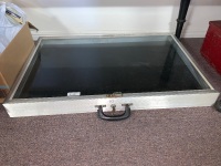 Large Glass Fronted Travelling Display Case with Key