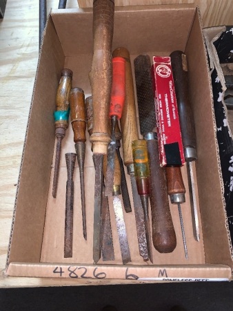 Asstd Lot of Woodworking Chisels