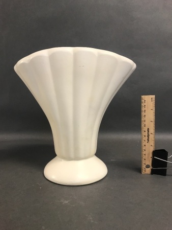 White Deco Style Vase