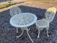 3 Piece Cast Alloy Garden Setting