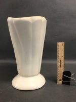 White Deco Style Vase - 2