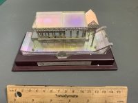 Summer Palace Marble Boat (Beijing) Glass Replica on Stand and in Presentation Box - 4