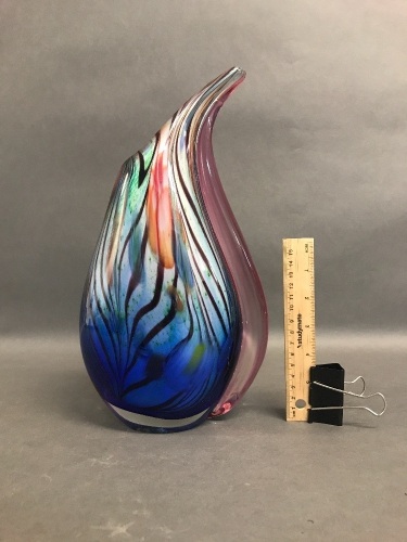 Coloured Murano Glass Vase