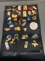 Sydney 2000 Olympic Games Pins in Dunlop Sponsored Presentation Roll