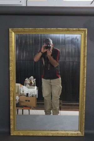 Contemporary Gilt Framed Mirror