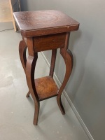 Vintage Timber Plant Stand - 2