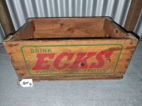 ECKS TIMBER CORDIAL CRATE - CONDITION GOOD