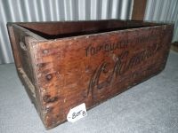 MCNAMARAS TOOWOOMBA WOODEN CRATE - CONDITION FAIR - 2