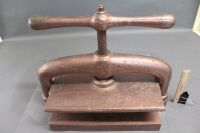 Antique Cast Iron Book Press - 2