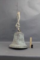 Large Antique Bronze Ships Bell Marked COOMONDERRY