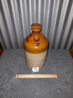 DOMESTOS 1 GALLON DEMIJOHN WITH POURER SPOUT 350H X 180W - CONDITION GOOD - 2