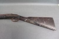 Antique Double Barelled Muzzle Loading Flintock Rifle - 3