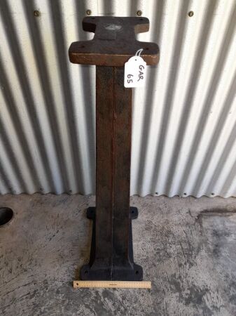 VINTAGE CAST IRON WORKSHOP STAND - 885H-CONDITION GOOD