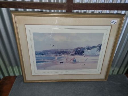 LIMITED EDITION PRINT - BALMORAL BEACH 201/950 - SIGNED - CONDITION VERY GOOD