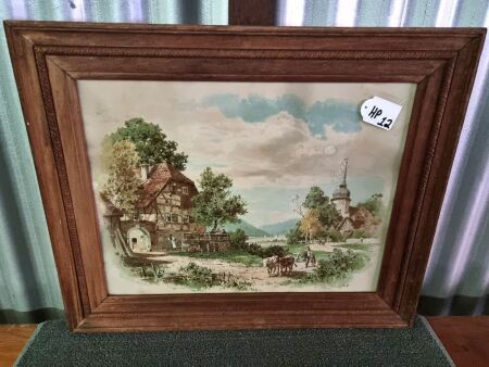 VINTAGE WATERCOLOUR - CONDITION GOOD