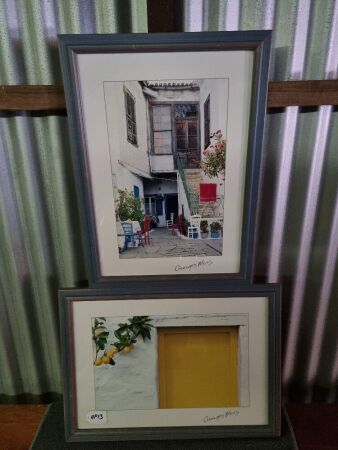 PAIR MODERN CONTEMPORARY PRINTS - CONDITION VERY GOOD