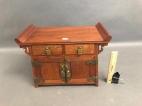 Small Asian Desktop Cabinet - 2