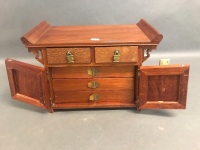 Small Asian Desktop Cabinet - 4