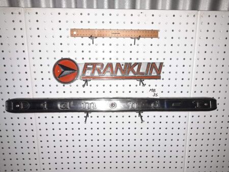 VINTAGE FRANKLIN CARAVAN EMBLEM + VINTAGE DIAMOND TTRUCK BONNET EMBLEM - CONDITION GOOD